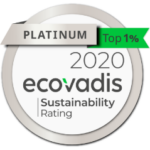 Ecovadis Logo 2020 Nachhaltigkeits Bewertung und Rating Silber Elopak